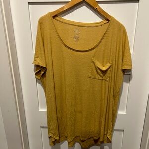 24/7 By Maurices Yellow Tee